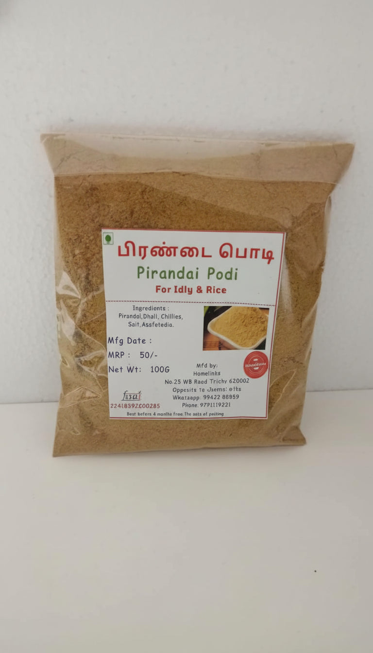 Packed spice mix with a label on a white background